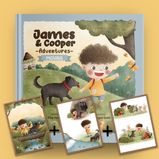 James & Cooper Adventures Hardcover + 3 FREE Digital Art Prints