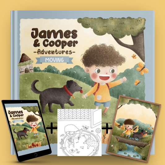 James & Cooper Adventures Hardcover + FREE Digital Pack